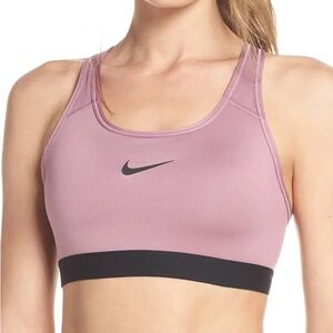 Small Women’s Nike Lilac/Black Padded Sports Bra